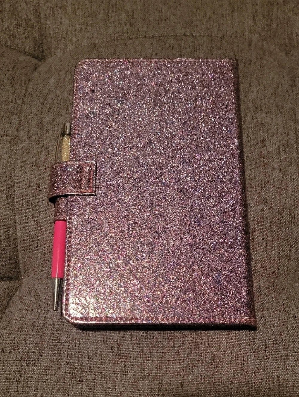 Victoria's Secret Limited Edition Sparkly Pink Angel Wing Notebook with Pen Y2K